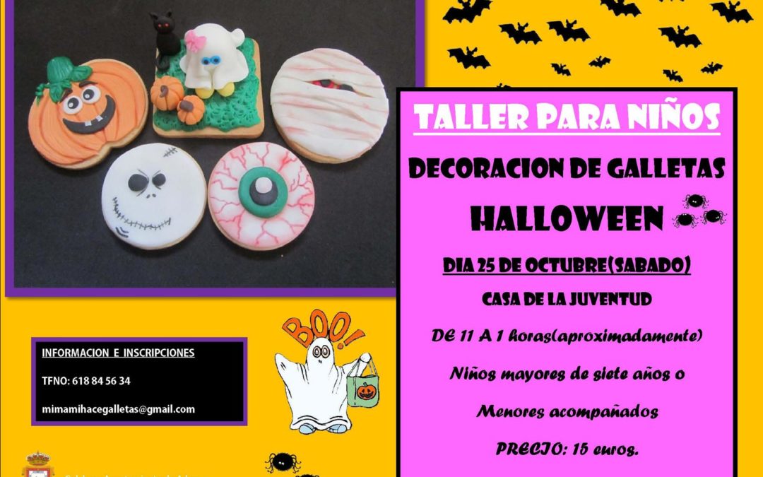 TALLER DE DECORACIÓN DE GALLETAS TEMÁTICA HALLOWEEN TALLER DE DECORACIÓN DE GALLETAS TEMÁTICA HALLOWEEN
