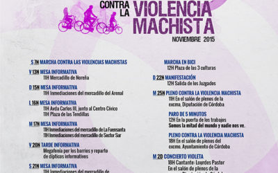 PROGRAMA DE ACTIVIDADES CONTRA LA VIOLENCIA MACHISTA EN CORDOBA 2015