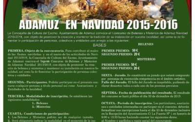 II CONCURSO DE BELENES Y MISTERIOS DE ADAMUZ
