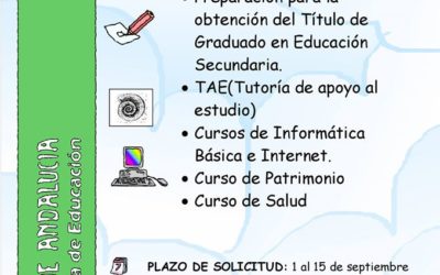 PLAZO DE INSCRIPCIÓN.SECCIÓN DE EDUCACIÓN PERMANENTE ADAMUZ – ALGALLARÍN