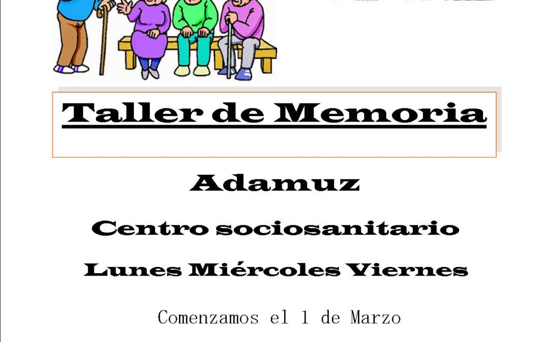 TALLER DE MEMORIA 1