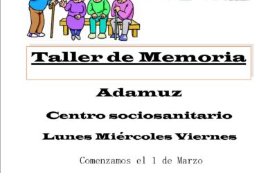 TALLER DE MEMORIA
