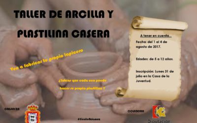 TALLER DE ARCILLA Y PLASTILINA CASERA