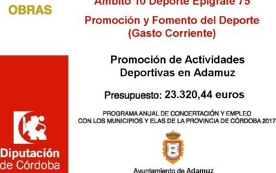 Promoción de Actividades Deportivas en Adamuz