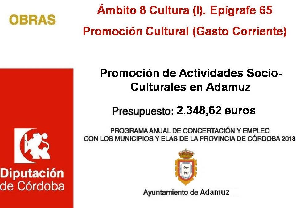 Promoción de Actividades Socio-Culturales 2018 1