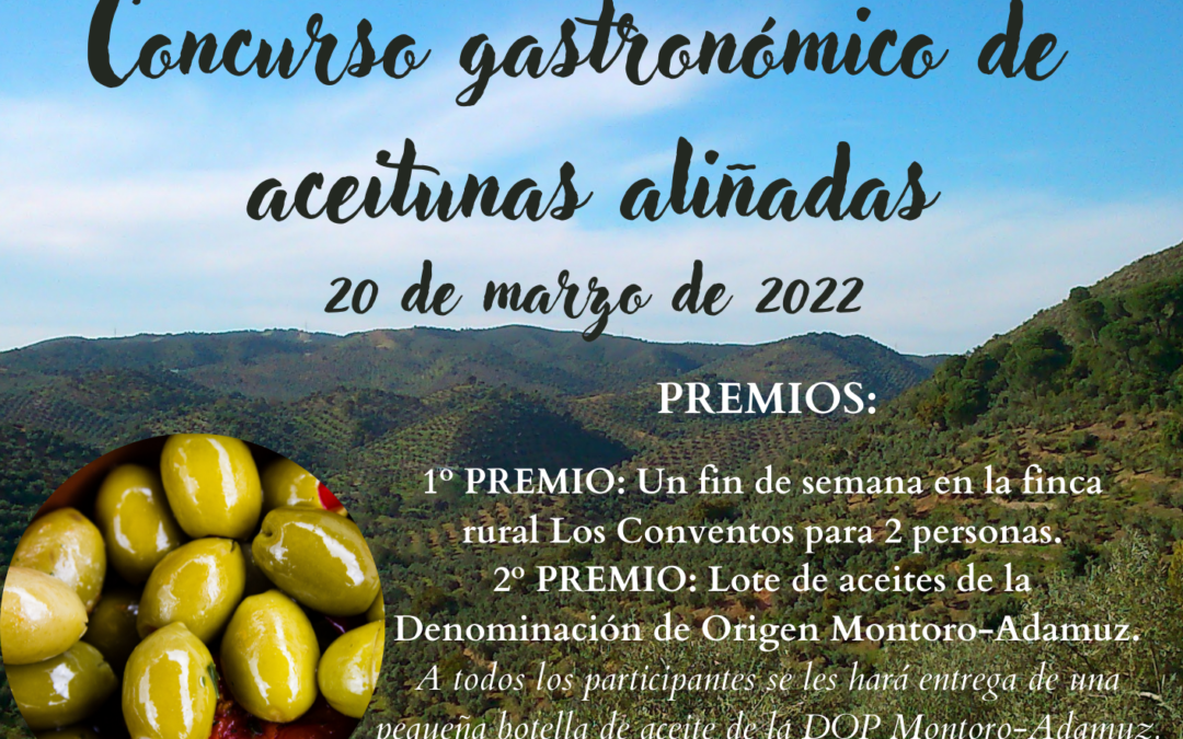Bases del «Concurso Gastronómico de Aceitunas Aliñadas». Botijuela 2022.