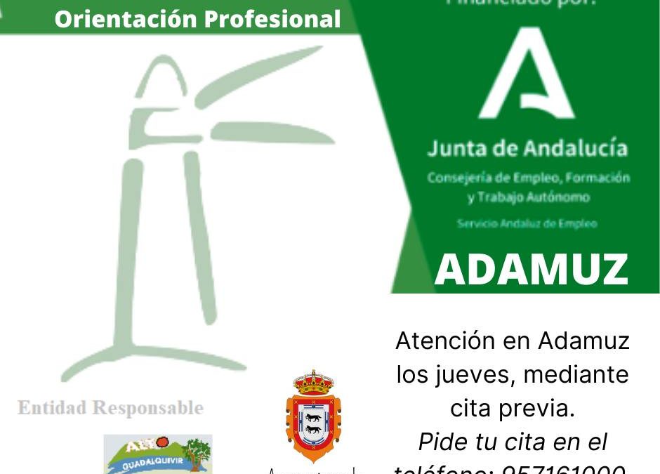 Servicio de Orientación laboral en Adamuz (Andalucía Orienta)