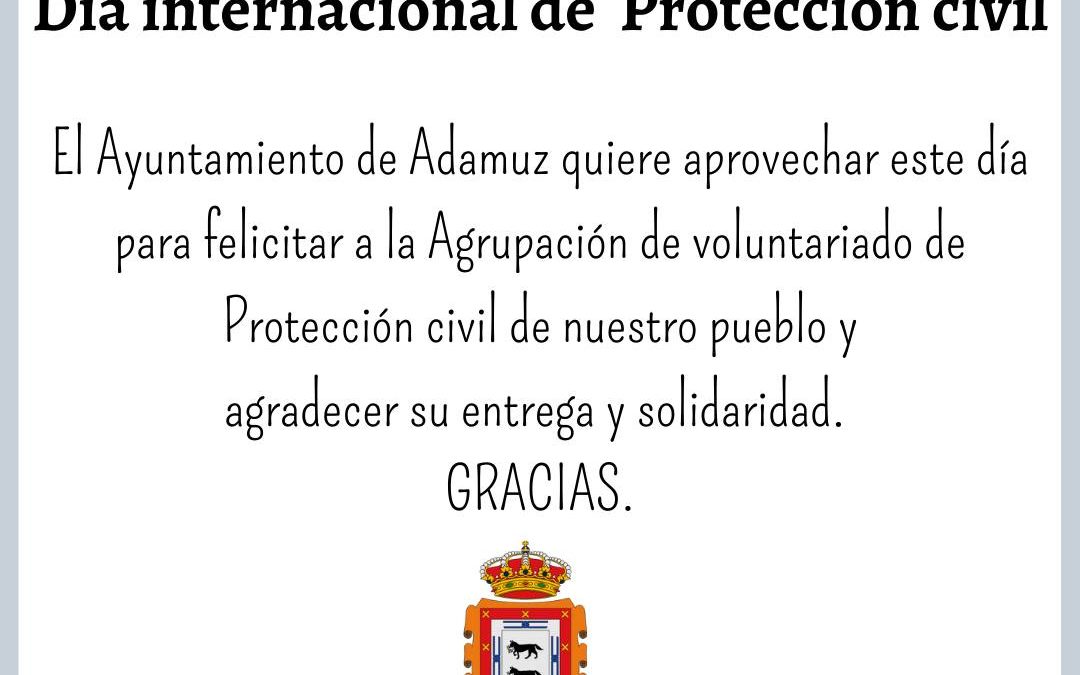 Día internacional de Protección civil